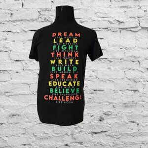 DREAM LIKE MARTIN-LEAD LIKE HARRIET-FIGHT LIKE MALCOM ADULT TEE - SIZE SMALL